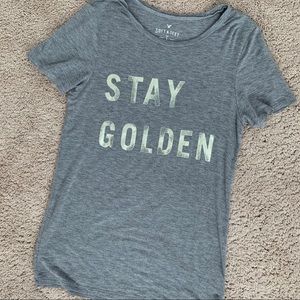 American Eagle “Stay Golden” Tee
